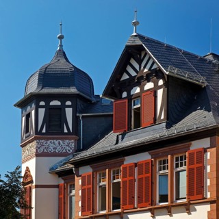 Beautiful, heritage-protected house in Frankfurt-Hoechst, Frankfurt am Main, Hesse, Germany, Europe