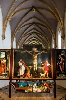Isenheim Altarpiece, by Matthias Grünewald, Museum Unterlinden, Musée Unterlinden, Colmar, Alsace,