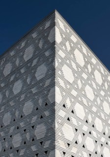 New Synagogue of the Jewish Community Bochum Herne Hattingen, Cube with Stars of David, Bochum,