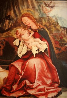 Painting by Matthias Grünewald (born around 1480. died  around 1530), important painter and graphic
