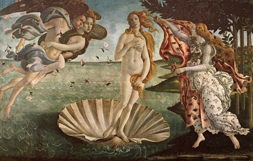 Painting by Sandro Botticelli (born 1 March 1445 in Florence. died  1510, buried 17 May 1510 ibid