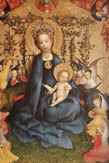 Painting by Stefan Lochner (born around 1400 to 1410 in Meersburg on Lake Constance. died  1451 in
