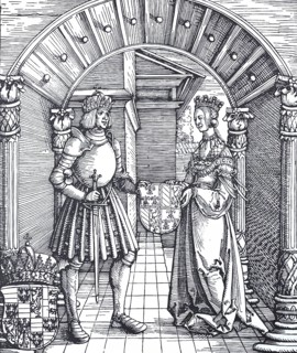 Die Verlobung von Maximilian mit Maria von Burgund, The betrothal of Maximilian with Mary of