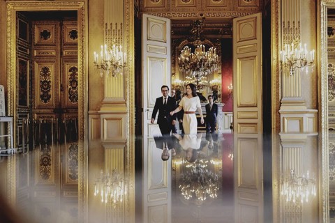 (R-L) Annalena Bärbock (Alliance 90/The Greens), Federal Foreign Minister, and Stephane Sejourne,
