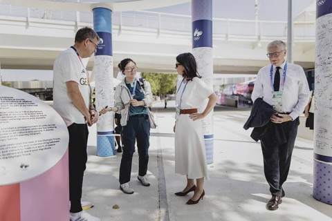 Annalena Bärbock (Bündnis 90/Die Grünen), Federal Foreign Minister, photographed during the Olympic