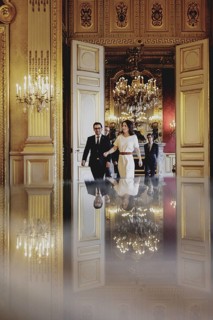 (R-L) Annalena Bärbock (Alliance 90/The Greens), Federal Foreign Minister, and Stephane Sejourne,