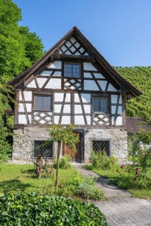 Historic half-timbered house, Ittingen Charterhouse, Warth-Weiningen near Frauenfeld, Canton