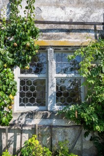 Detailed view, window of a cell house, Ittingen Charterhouse, Warth-Weiningen near Frauenfeld,