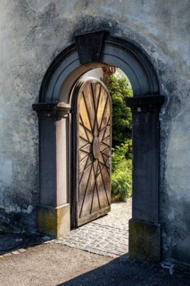 Side entrance, portal, Ittingen Charterhouse, Warth-Weiningen near Frauenfeld, Canton Thurgau,