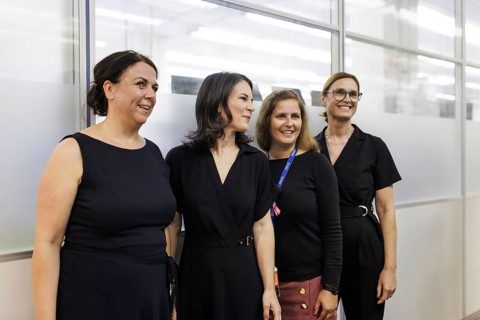 Annalena Bärbock (Alliance 90/The Greens), Federal Foreign Minister, photographed during a visit to
