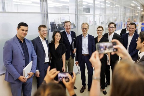 Annalena Bärbock (Alliance 90/The Greens), Federal Foreign Minister, photographed during a visit to