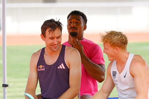 Leo Neugebauer, Niklas Kaul, Manuel Eitel, the three German decathletes and Paris 2024 Olympic