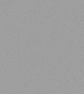 Abstract gray mosaic pattern with interconnected geometric shapes and textured surface