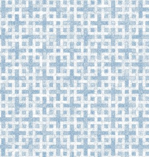 A geometric pattern featuring blue crosses on a white background, creating a textured, minimalistic