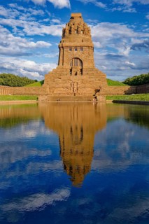 Monument to the Battle of the Nations in memory of the Battle of the Nations 1813 against Napoleon