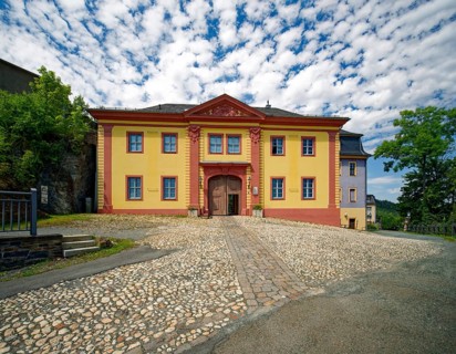 Gatehouse I, Upper Castle, Residenzstadt Greiz, Thuringia, Germany, Europe