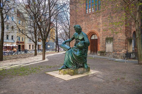 Nikolaikirchplatz in Berlin, Germany, Europe