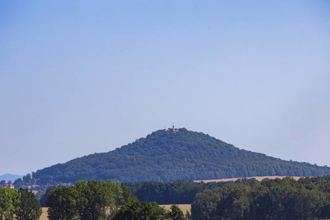 The Landeskrone is the local mountain of the town of Görlitz in eastern Upper Lusatia. At an