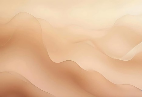 Abstract wavy forms in beige and soft gradients evoke a calm and gentle atmosphere, AI generated