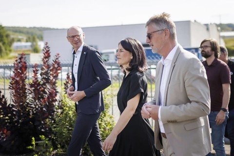 Annalena Bärbock (Alliance 90/The Greens), Federal Foreign Minister, photographed during a visit to