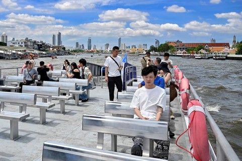 Chao Phraya Tourist Boat, Bangkok, Thailand, Asia