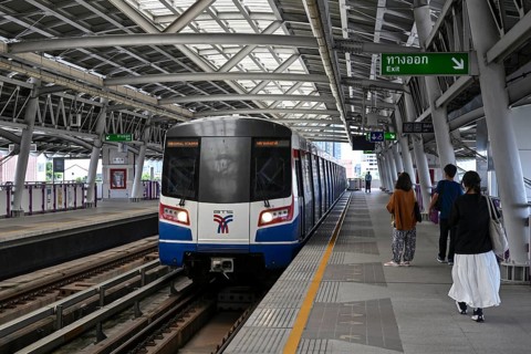 BTS Skytrain, Bangkok, Thailand, Asia