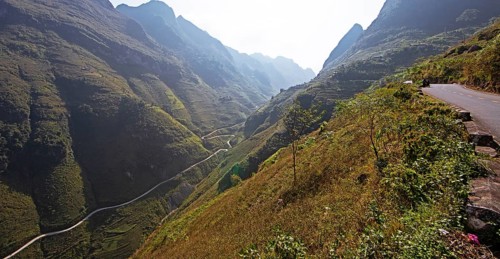 Ma Pi Leng Pass, Dong Van Karst Plateau UNESCO Global Geopark, Ha Giang Province, Vietnam, Asia