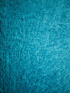 Blue cotton towel texture, AI generated