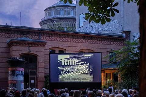 Germany, Berlin, 25.07.2024, Summer in the Courtyard, open-air film series with Knut Elstermann,