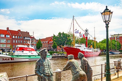 Delftspucker, Ratsdelft, Emden, East Frisia, Germany, Europe