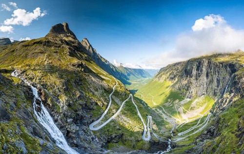 Trollstigen Mountain Road, near Ã…ndalsnes, More og Romsdal, Norway, Europe