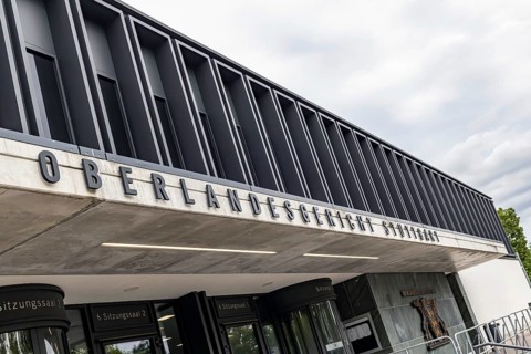 New Courtroom Building of the Higher Regional Court (OLG) in Stuttgart Stammheim, OPS, Stuttgart,