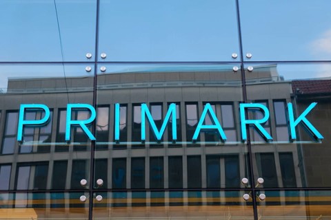 Primark, facade with sign and logo, Essen, Ruhr area, North Rhine-Westphalia, Germany, Europe