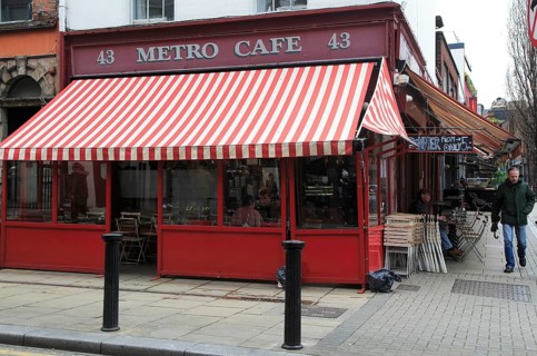 Metro cafe, South William Street, city centre Dublin, Ireland, Irish Republic, Europe