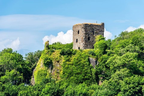 Dunollie Castle and Museum, Oban, Argyll and Bute, Scotland, UK