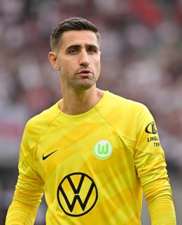 Goalkeeper Koen Casteels VfL Wolfsburg (01) MHPArena, MHP Arena Stuttgart, Baden-Württemberg,
