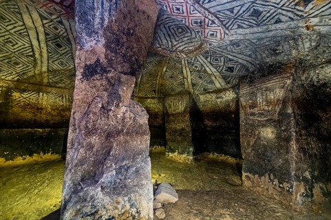 Pre-Columbian hypogea or tombs, Unesco world heritage site, Tierradentro, Colombia, South America