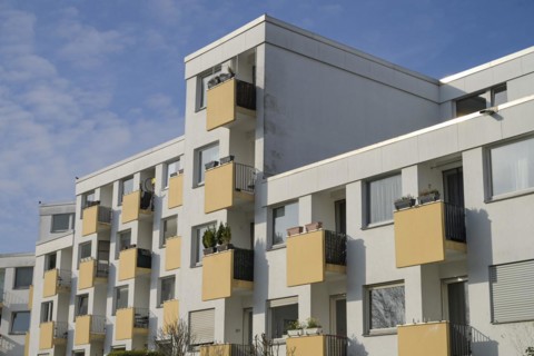 Residential building, KrahmerstraÃŸe, Hindenburgdamm, Lichterfelde, Berlin, Germany, Europe