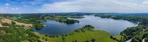 The Pöhl dam is the second largest dam in Saxony in terms of storage capacity and the third largest