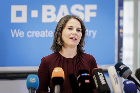 Annalena BÃ¤rbock (Bündnis 90 Die Grünen), Federal Minister for Foreign Affairs, taken during a