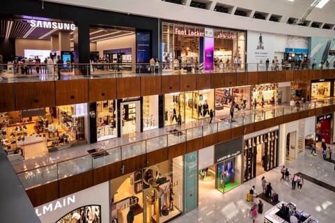 Interior, Dubai Luxury Shopping Mall, Luxury Shopping Centre, Downtown, Dubai, United Arab