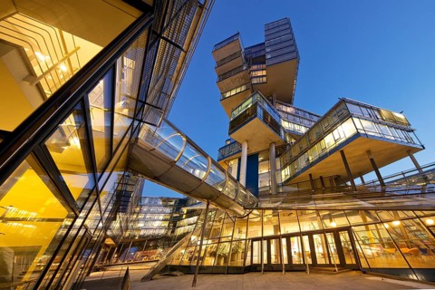 Administration building Nord LB, Norddeutsche Landesbank, architectural office Behnisch, Behnisch &