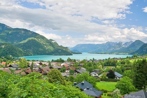 St. Gilgen am Wolfgangsee, Salzkammergut, Flachgau, Salzburg