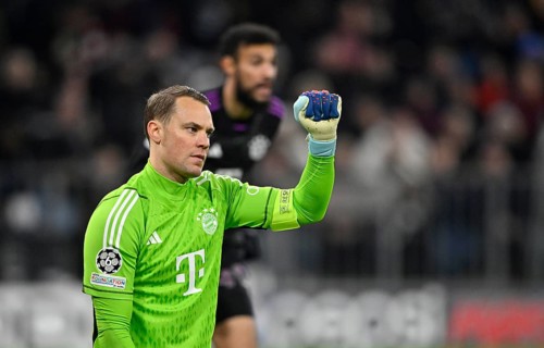 Goalkeeper Manuel Neuer FC Bayern Muenchen FCB (01) Action, cheer, gesture, gesticulation,