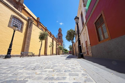 St. Jacob's Church in Galdar, Las Palmas Province, Gran Canaria, Canary Islands, Spain, Europe