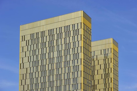 Office towers of the Court of Justice of the European Union, Kirchberg, Luxembourg, Europe