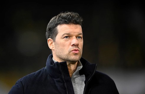 TV expert Michael Ballack DAZN, Portrait, Voith-Arena, Heidenheim, Baden-Württemberg, Germany,