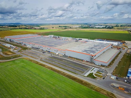 Battery plant of the Chinese company CATL in Arnstadt, Thuringia