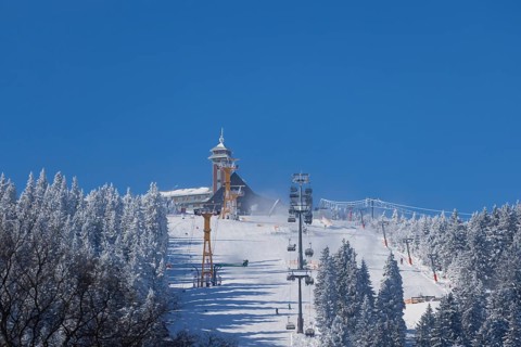 The Fichtelberg near Oberwiesenthal in the Erzgebirge district is the highest mountain in Saxony at