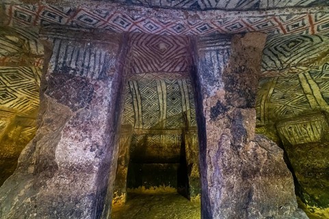 Pre-Columbian hypogea or tombs, Unesco world heritage site, Tierradentro, Colombia, South America